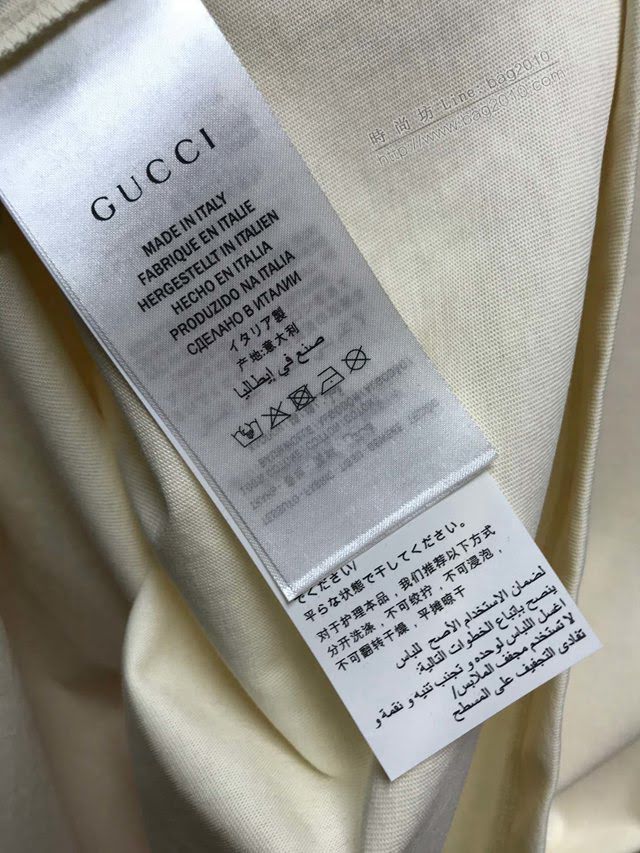Gucci夏裝短袖 古馳2020新款T恤 男女同款  tzy2401